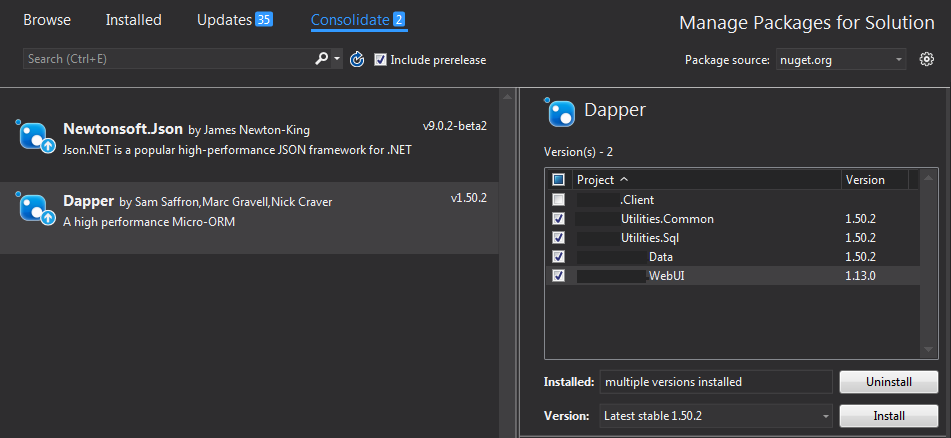 consolidate_nuget_packages