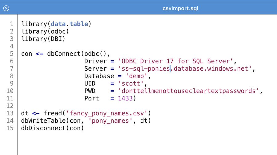 import csv to db . Today I Learned (secretGeek)